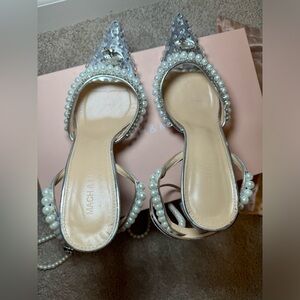 Mach & Mach diamond of Elizabeth PVC high heels